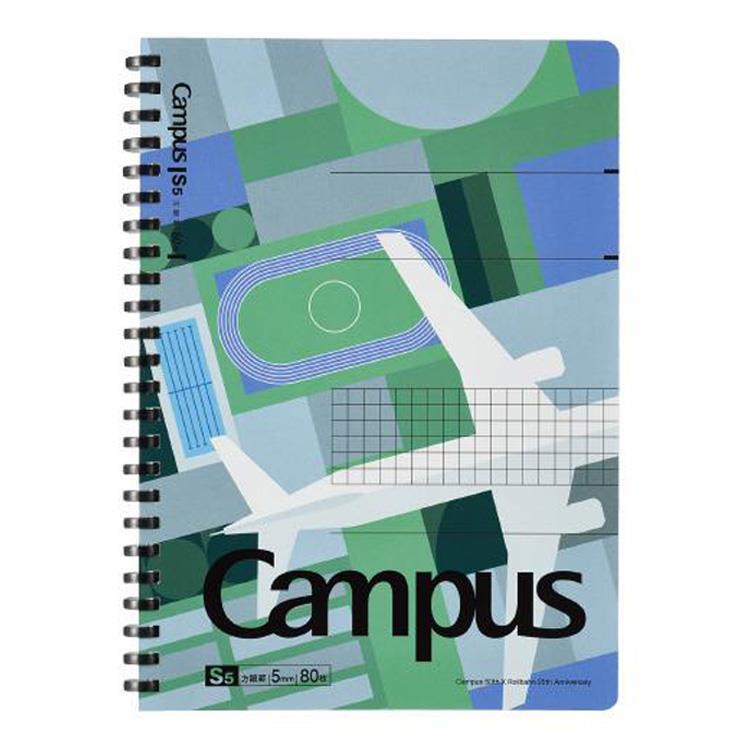 Campus×Rollbahn ソフトリングノート A5 飛行機 飛行機