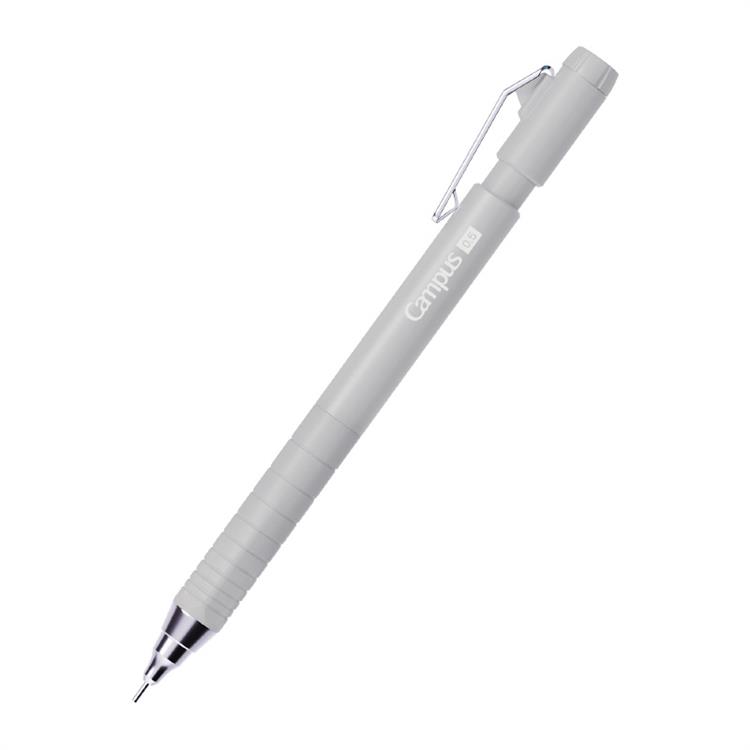 キャンパス 六角グリップで持ちやすいシャープペンシル グレー グレー
