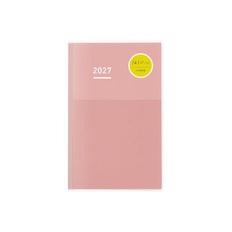 2027年1月始まり デイリー 1日1ページ A5 ジブン手帳DAYs ピンク ピンク