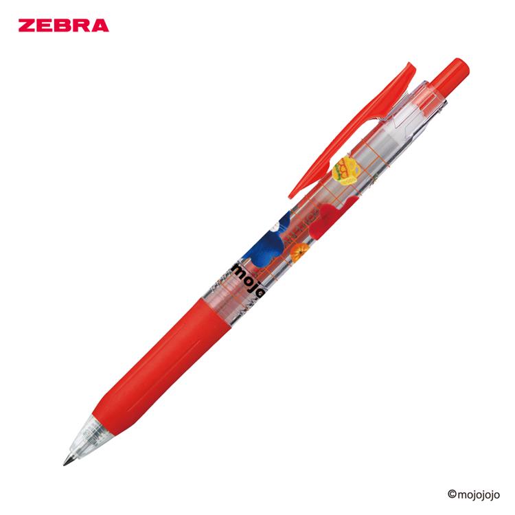 サラサクリップ ボールペン 0.5mm mojojojo ゲルインク 赤 赤