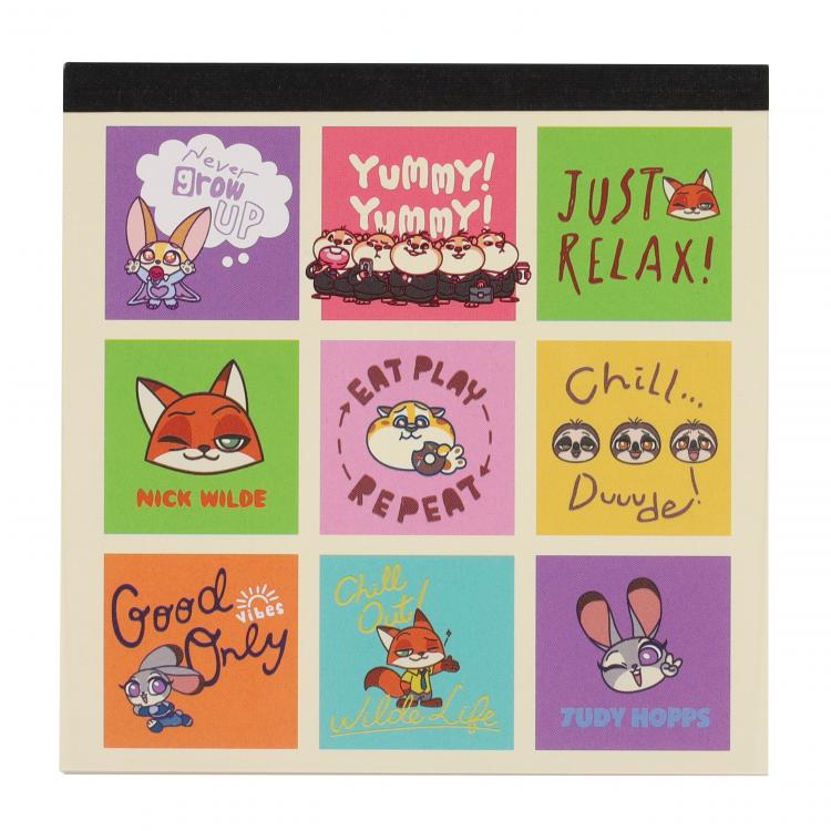 スクエアメモ ズートピア 集合 集合