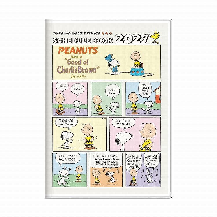 2026年12月始まり手帳 B6 週間レフト スヌーピー コミック スヌーピー コミック