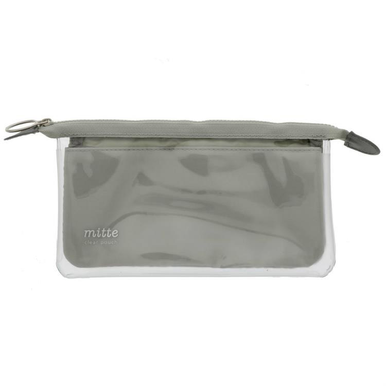 クリアポーチ ミッテ フラットタイプ ライトグレー ライトグレー