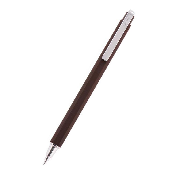 ボールサインiDシングル ボールペン 0.4mm ゲルインク ブラウンブラック ブラウンブラック