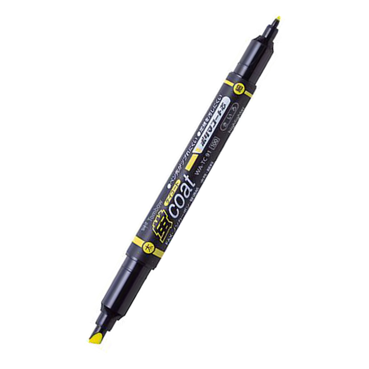 蛍コート ツイン 蛍光ペン イエロー
