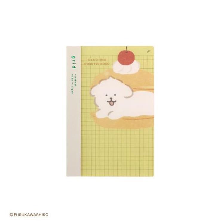 お菓子などうぶつ工房×isshoni. ナンバー A6 方眼 イヌ イヌ