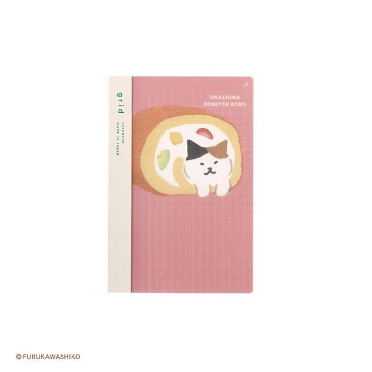 お菓子などうぶつ工房×isshoni. ナンバー A6 方眼 ネコ ネコ