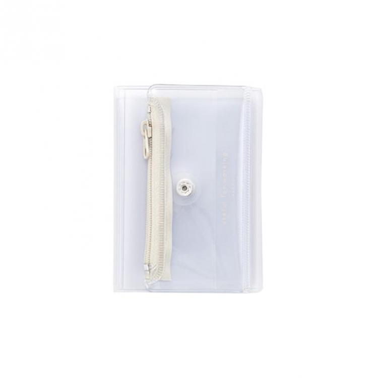 isshoni.カードファイル PVC R クリアベージュ クリアベージュ