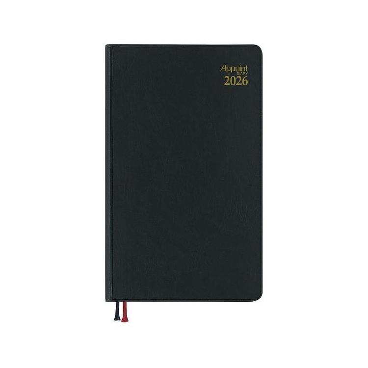2025年12月始まり手帳 月間 アポイント E1005 ブラック