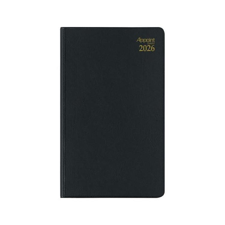 2025年12月始まり手帳 月間 アポイント E1349 ブラック
