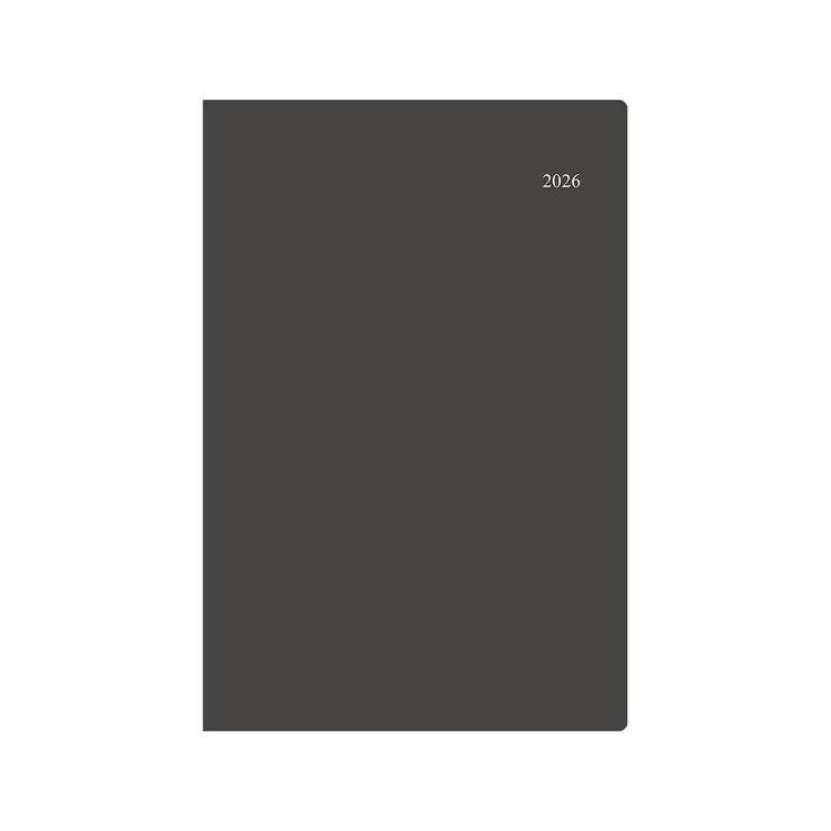 2026年1月始まり手帳 月間 A5 アポイント チャート E1686 ブラック