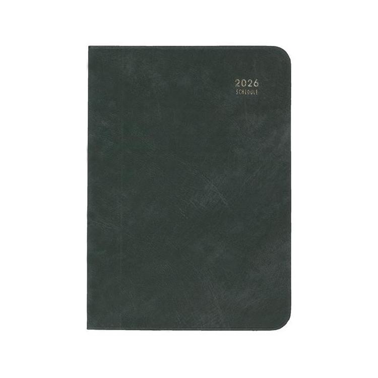 2025年12月始まり手帳 週間レフト A6 ミル E7765 グレー グレー