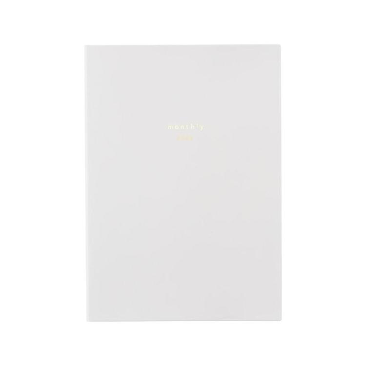 2025年12月始まり手帳 月間 A5 isshoni. E8748 ホワイト ホワイト