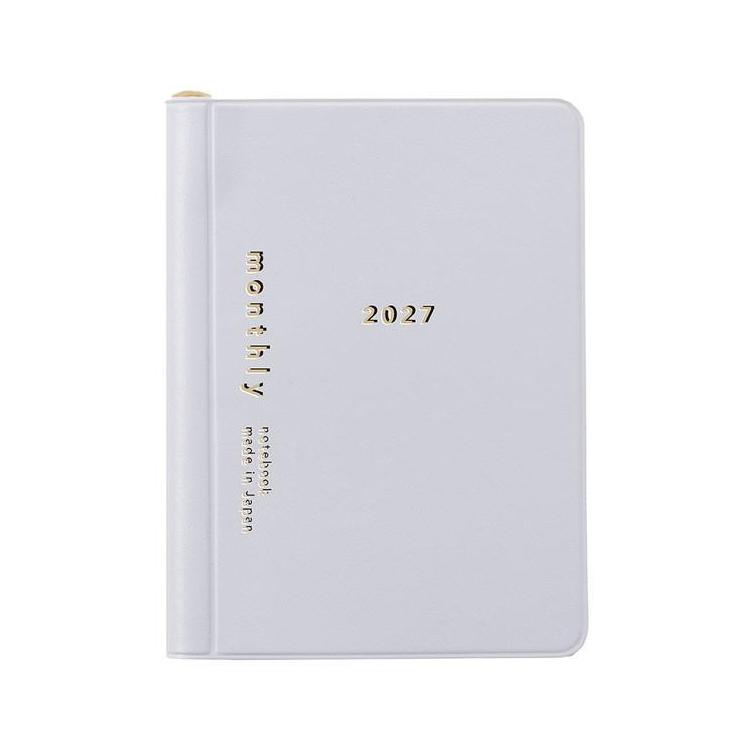 2026年12月始まり手帳 月間 isshoni. グレー グレー