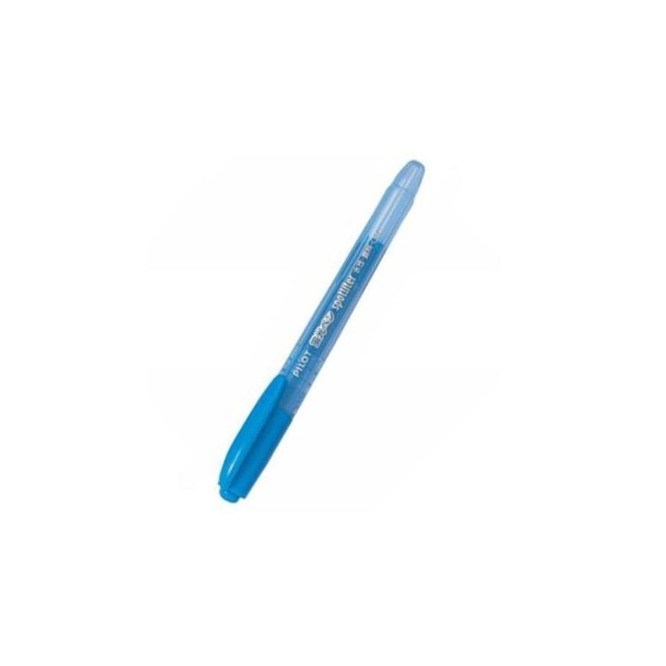 スポットライター　シングル　インキ補充式蛍光ペン　ブルー ブルー