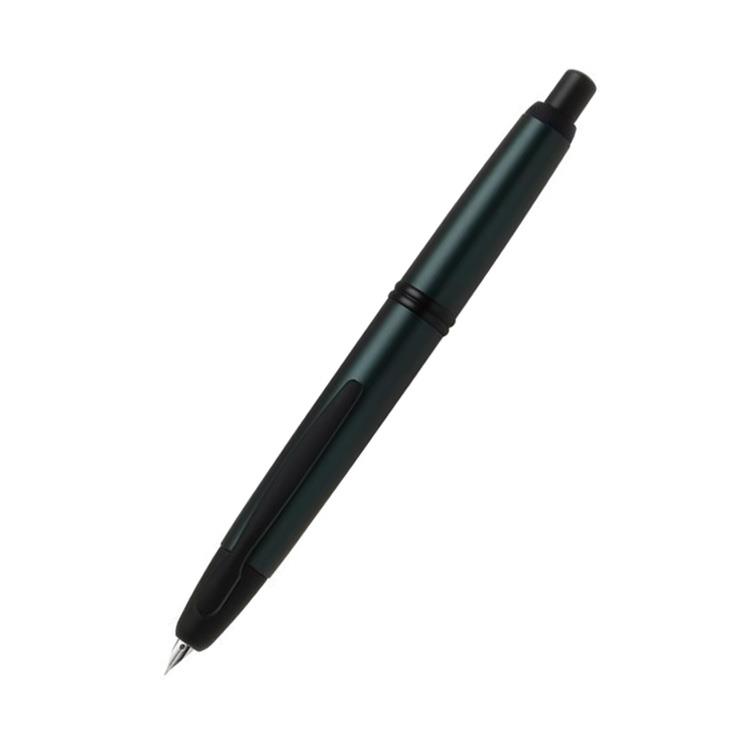 筆記具 Mr ノック式万年筆 キャップレス Digital Tech 中字 ディープグリーン