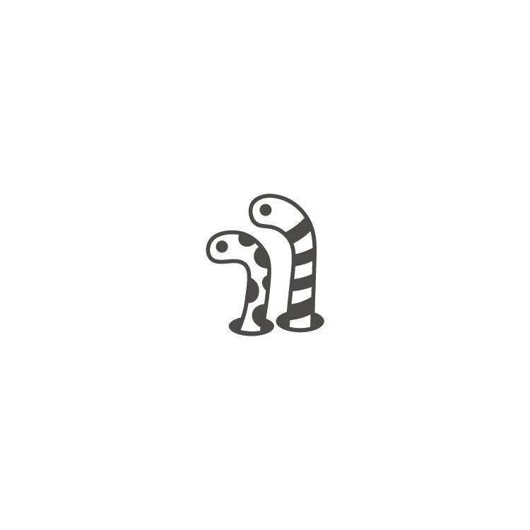フリクションスタンプ チンアナゴ(ブラック) チンアナゴ(ブラック)