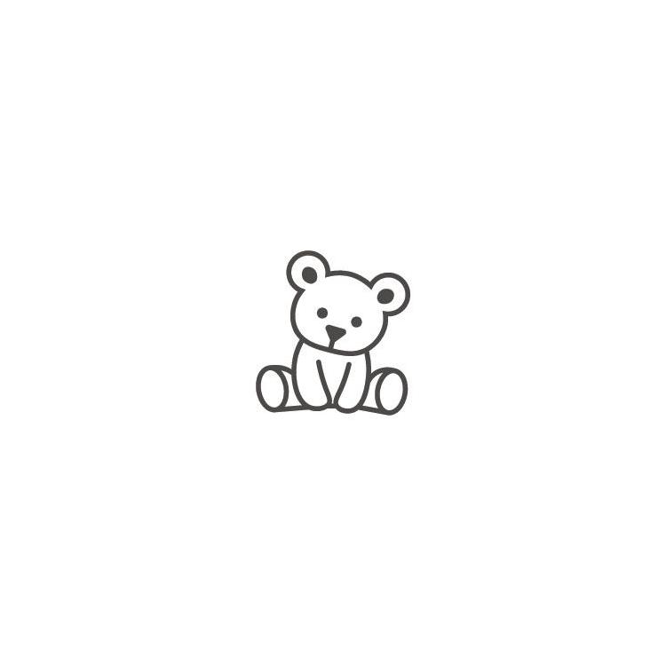 フリクションスタンプ テディベア(ブラック) テディベア(ブラック)