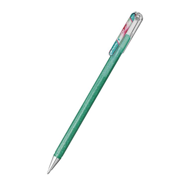 デュアルメタリック ボールペン 1.0mm ターコイズグリーン+メタリックレッド&グリーン ターコイズグリーン+メタリックレッド&グリーン