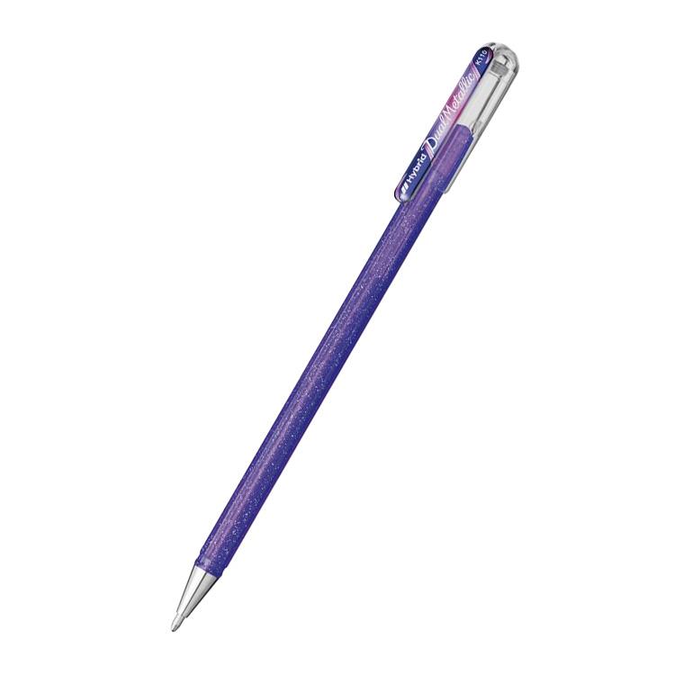 デュアルメタリック ボールペン 1.0mm ライトバイオレット+メタリックレッド&ブルー ライトバイオレット+メタリックレッド&ブルー