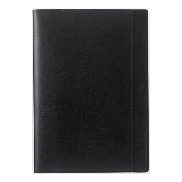 2025年12月始まり 月間 B5 フォルダイアリー PU合皮 ブラック ブラック
