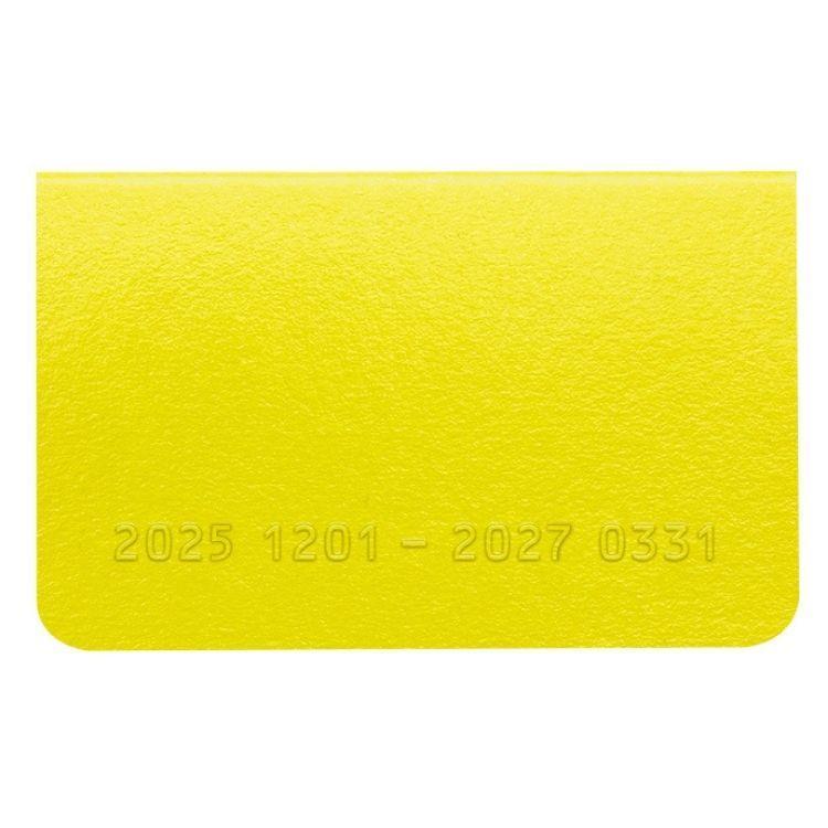 2025年12月始まり 月間 B8 カードサイズダイアリー イエロー イエロー