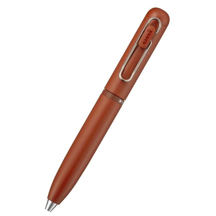 ユニボールワン3 3色ボールペン 0.5mm ゲルインク ブリックレッド ブリックレッド