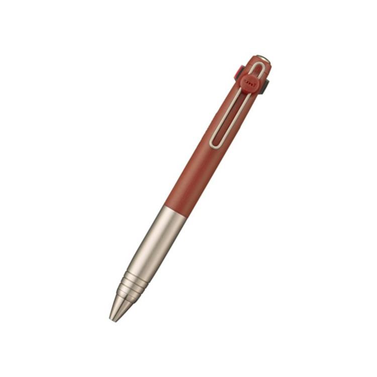 ユニボール ゼント フローモデル 3色ボールペン 0.5mm 水性 ブラストバーガンディ ブラストバーガンディ