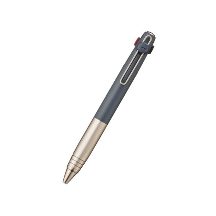 ユニボール ゼント フローモデル 3色ボールペン 0.38mm 水性 ブラストネイビー ブラストネイビー
