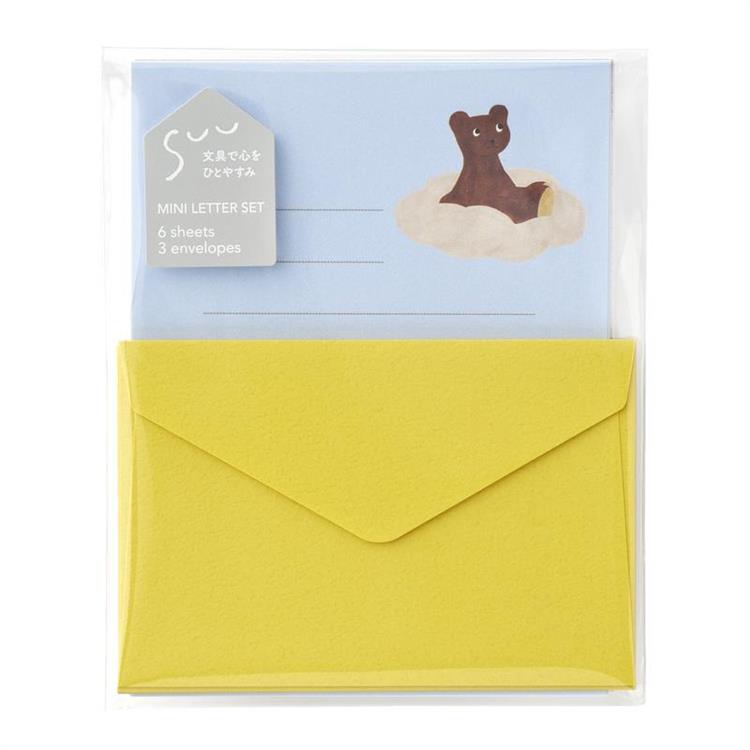 SUU ミニレター moon bear イエロー(moon bear(イエロー