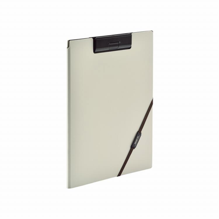 クリップファイル A4 スマートフィット ベージュ ベージュ