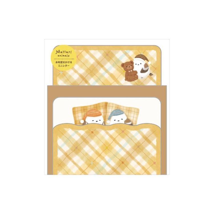 ミニレター まったりアニマルズ ナイト シマエナガ シマエナガ