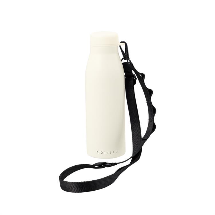 ショルダーサーモステンレスボトル 500ml オフホワイト 水筒 オフホワイト