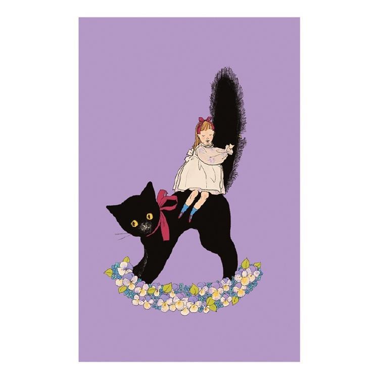 くらはしれい ミニノート A6 黒猫(黒猫): ステーショナリー