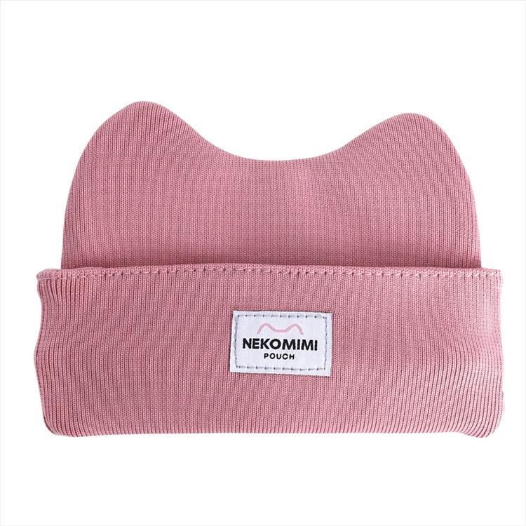 ノートにかぶせる猫耳ポーチ ピンク ピンク
