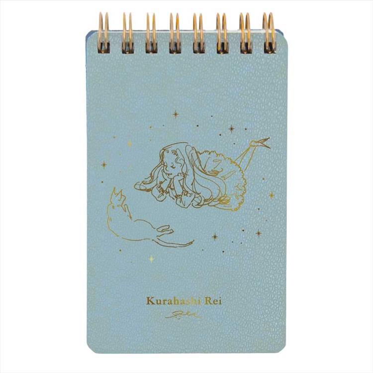 合皮メモ くらはしれい ブルー ブルー