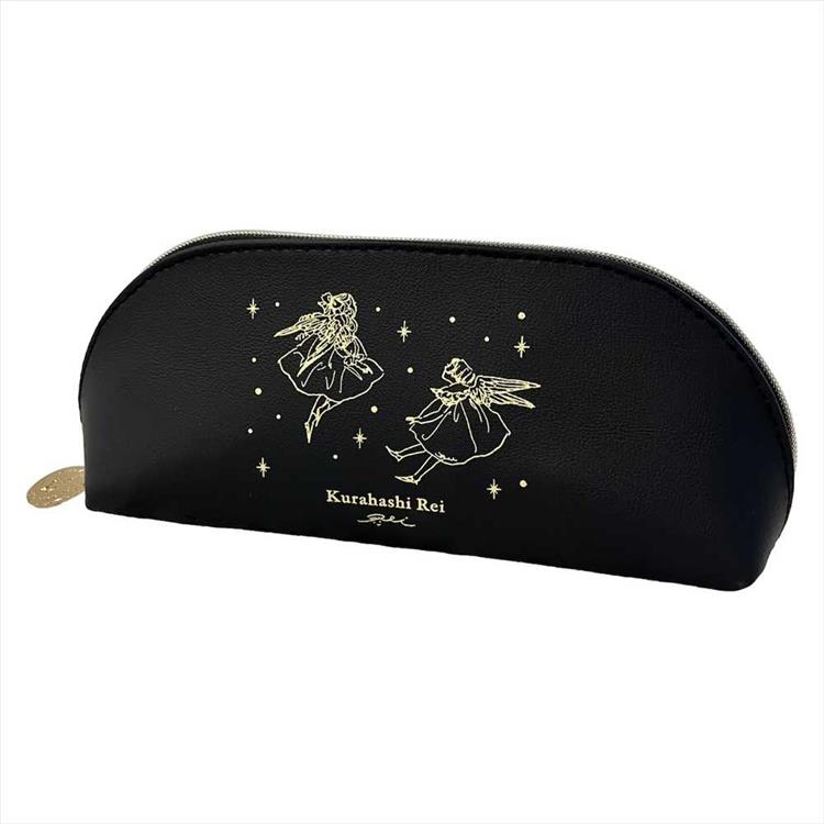 合皮ペンケース くらはしれい ブラック ブラック