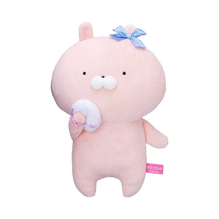 ぬいぐるみ うさまるメイクアップ うさこパフ