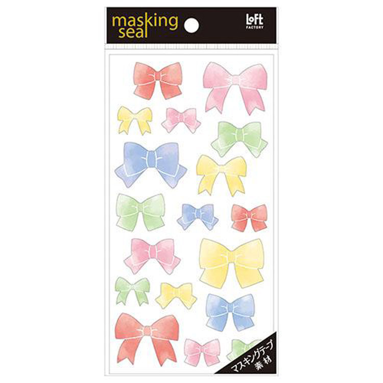 おおきめシール リボン【ロフト限定】