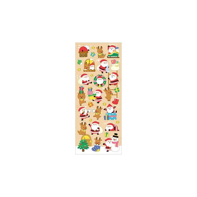 クリスマスシール 陽気なサンタクロース