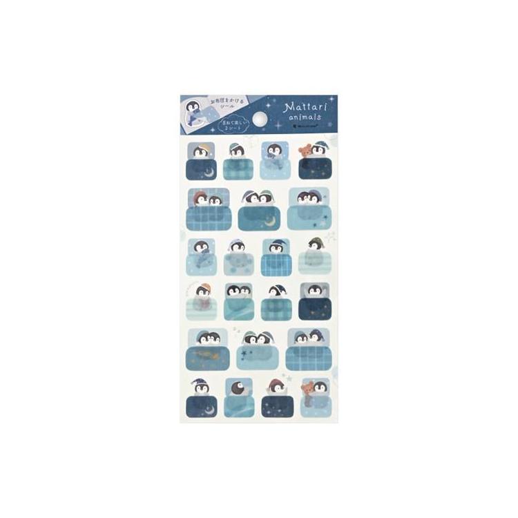 シール大 まったりアニマルズ ナイト ペンギン ペンギン