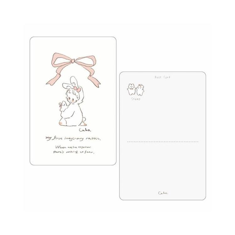 Caho ポストカード うさぎ うさぎ