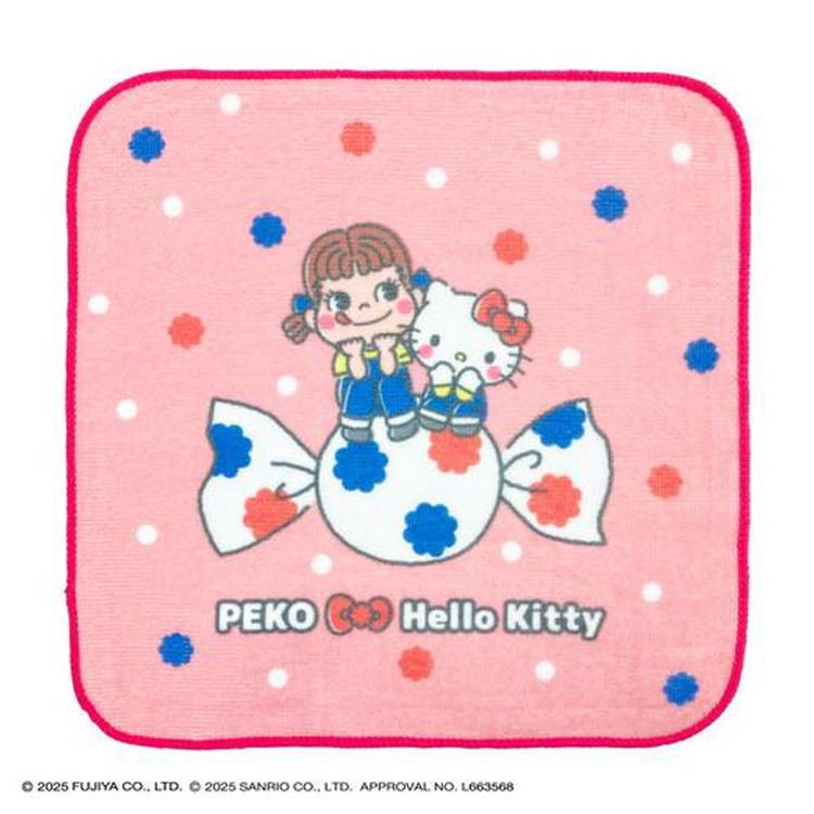 ミニタオル PEKO×サンリオキャラクターズ ハローキティ ハローキティ