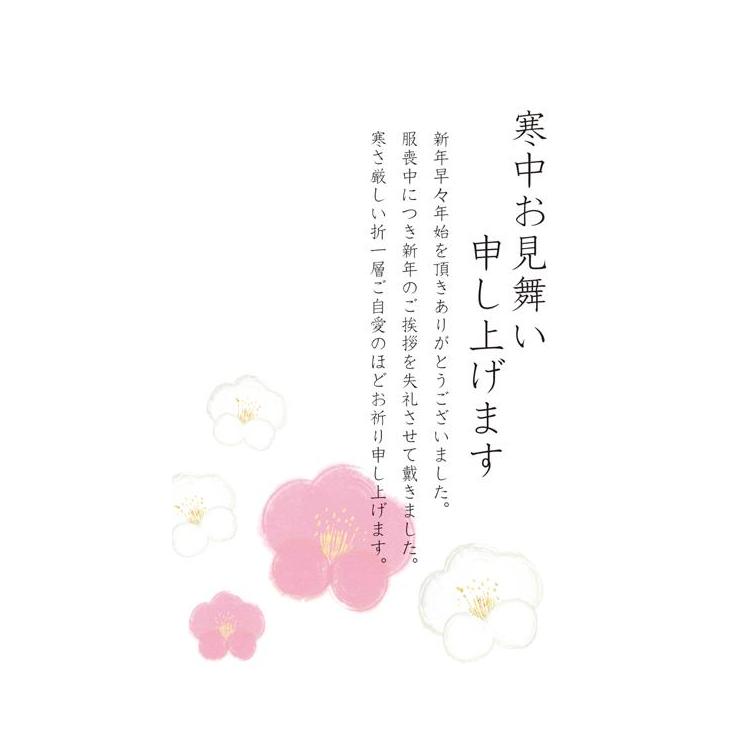 寒中はがき 喪中見舞い 白梅赤梅 ３枚入 ステーショナリー ロフト公式通販サイト Loft