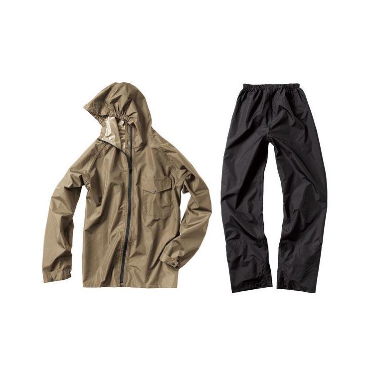 さりげないレインセットアップ Lサイズ ベージュ ベージュ