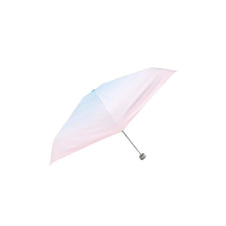 HUS. ハス 折りたたみ傘晴雨兼用 オールウェザーカクテル オーシャンピーチ オーシャンピーチ