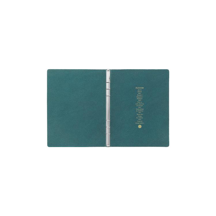 システム手帳 バインダー A5 PLOTTER リスシオ ブルー ブルー