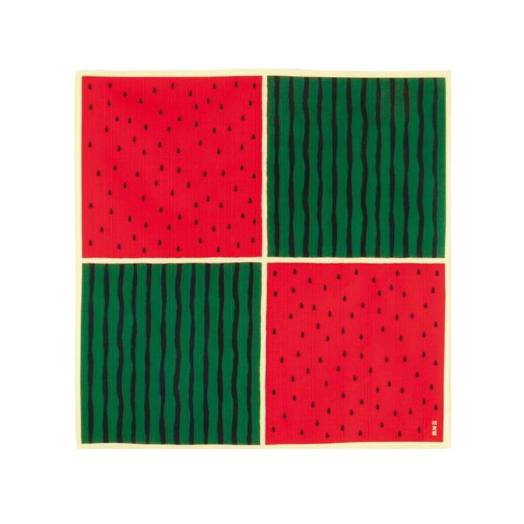 小布 50×50cm 染分スイカ 染分スイカ