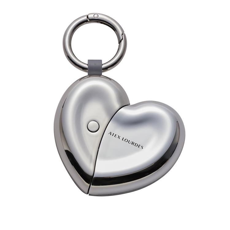 フェイスケア ハートチャーム メタリックシルバー AX-NB514sv メタリックシルバー