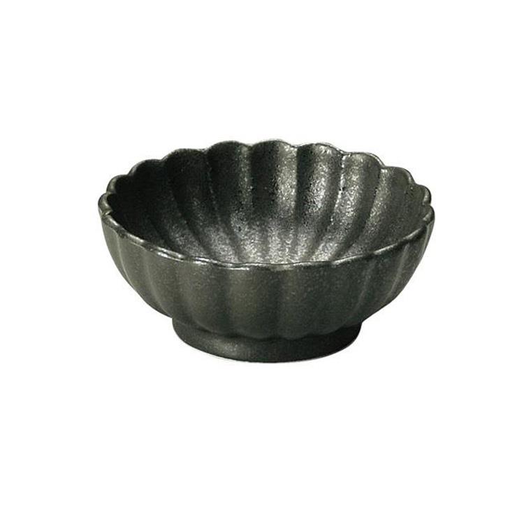 かすみ浅小鉢 黒 黒